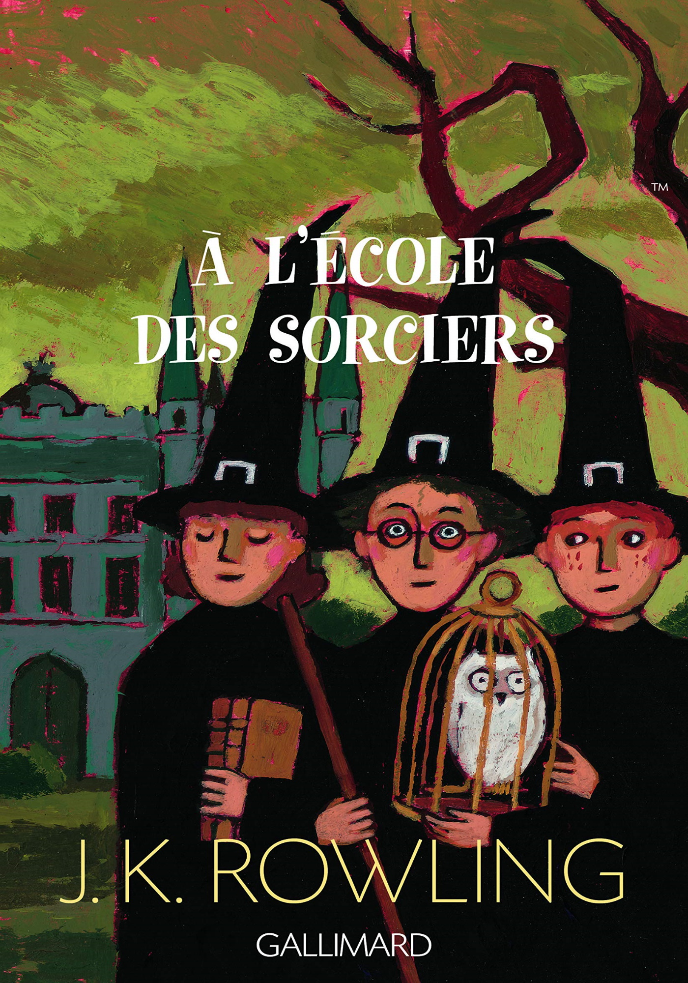 Couverture de Harry Potter à l'école des sorciers