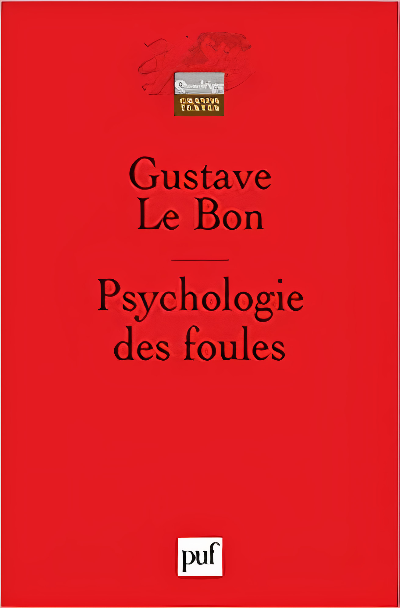 Couverture de Psychologie des foules